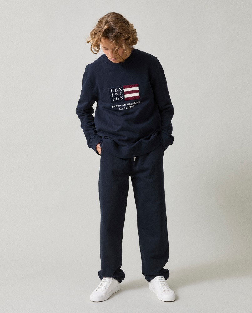 Benny teen organic cotton sweatshirt, dark blue Lexington