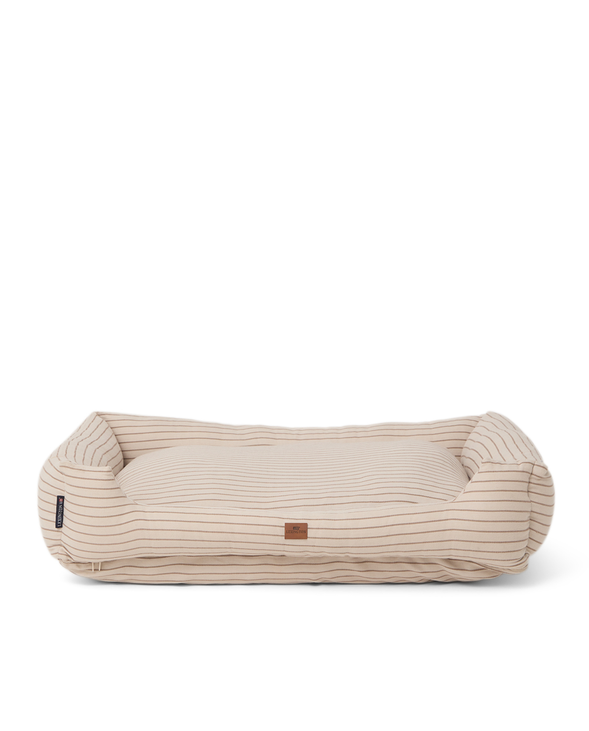 Striped dog bed in recycled cotton | Lexington