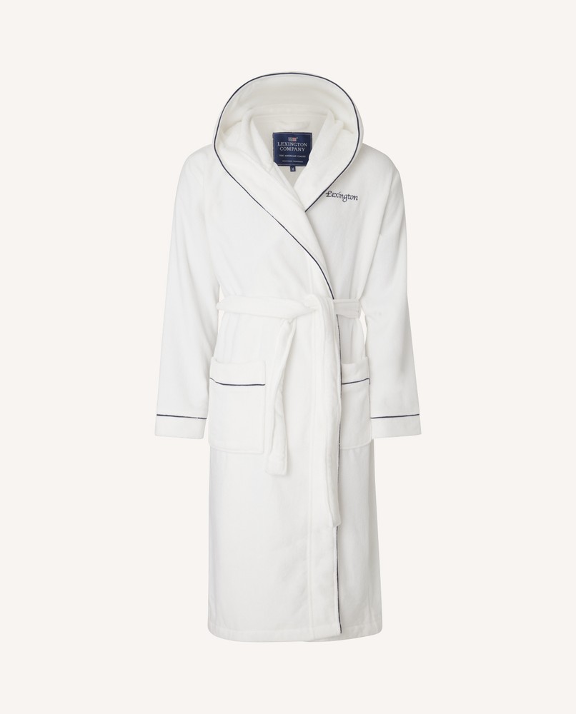 Quinn velour hoodie robe unisex Lexington