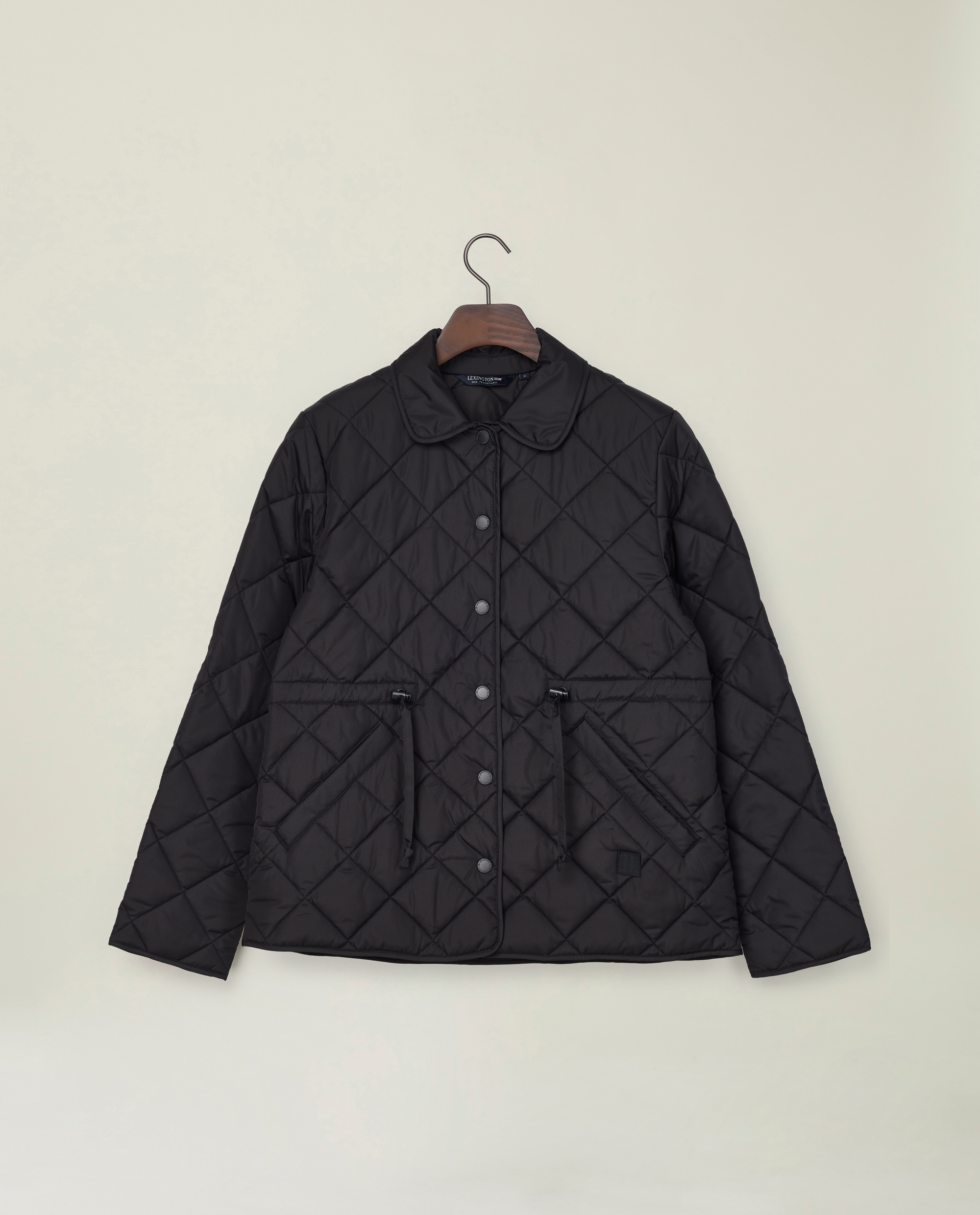 【AAKE】(4oz quilt) SHIRRING BLOUSON JP Jackets Woman LIL EMBOSSED GRAPHIC NY Short WHITE EMBOSSED