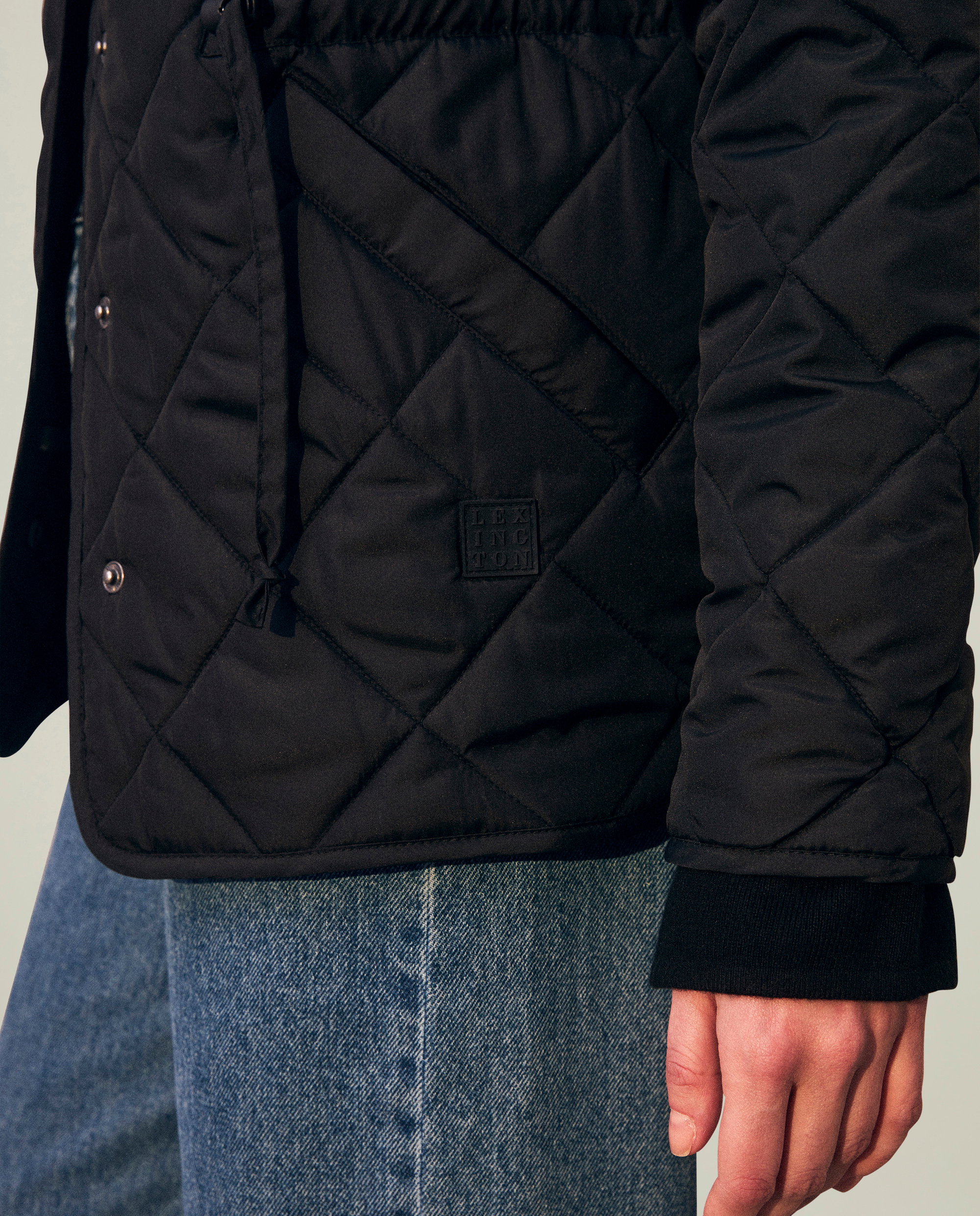 Swankiss - 【本日限定値下げ！】Classical tone quilting jacket sj.0014aSS23_chocolate Accordion Hooded Quilted Queen's Vest