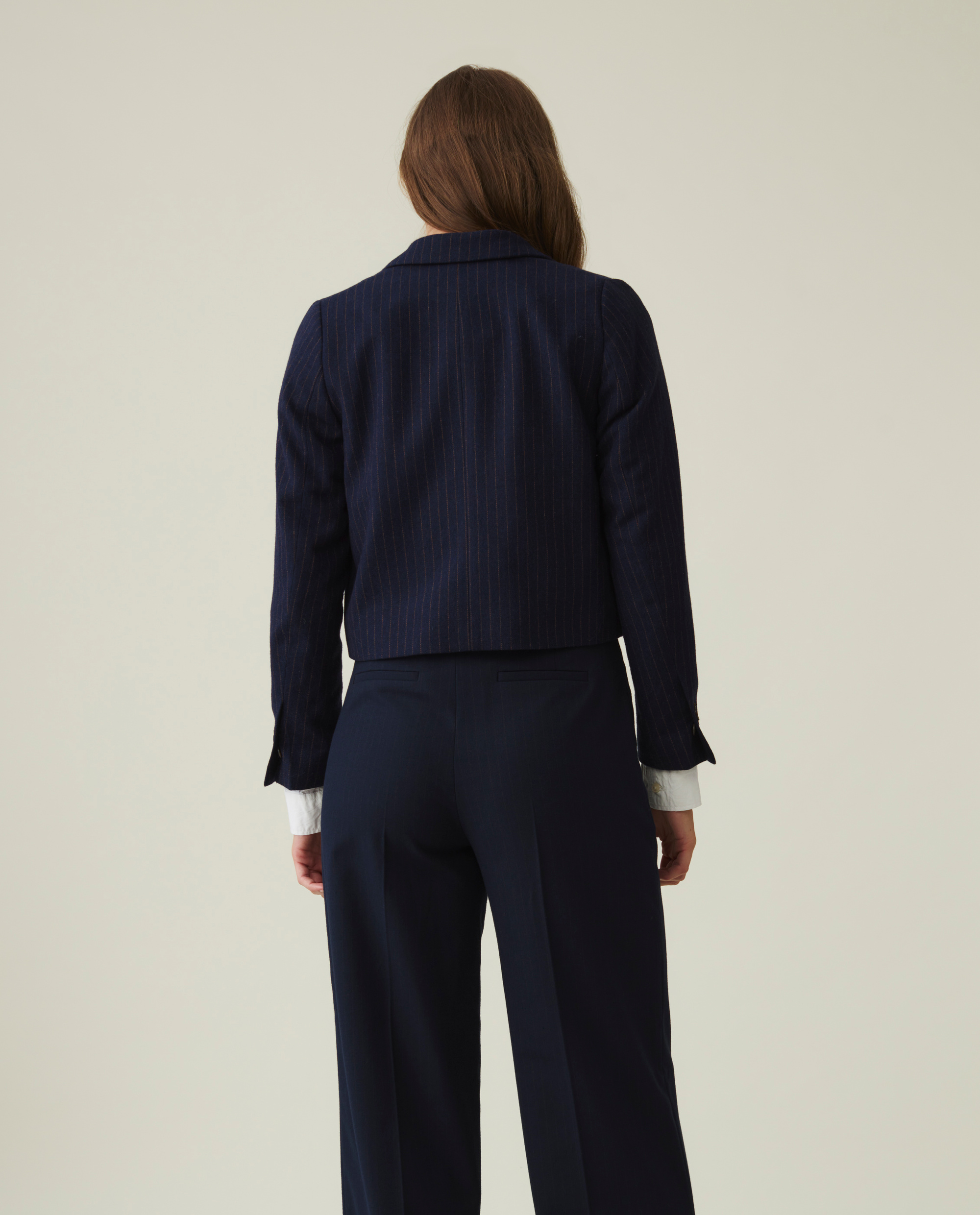 Pinstripe tailored vest | Lexington
