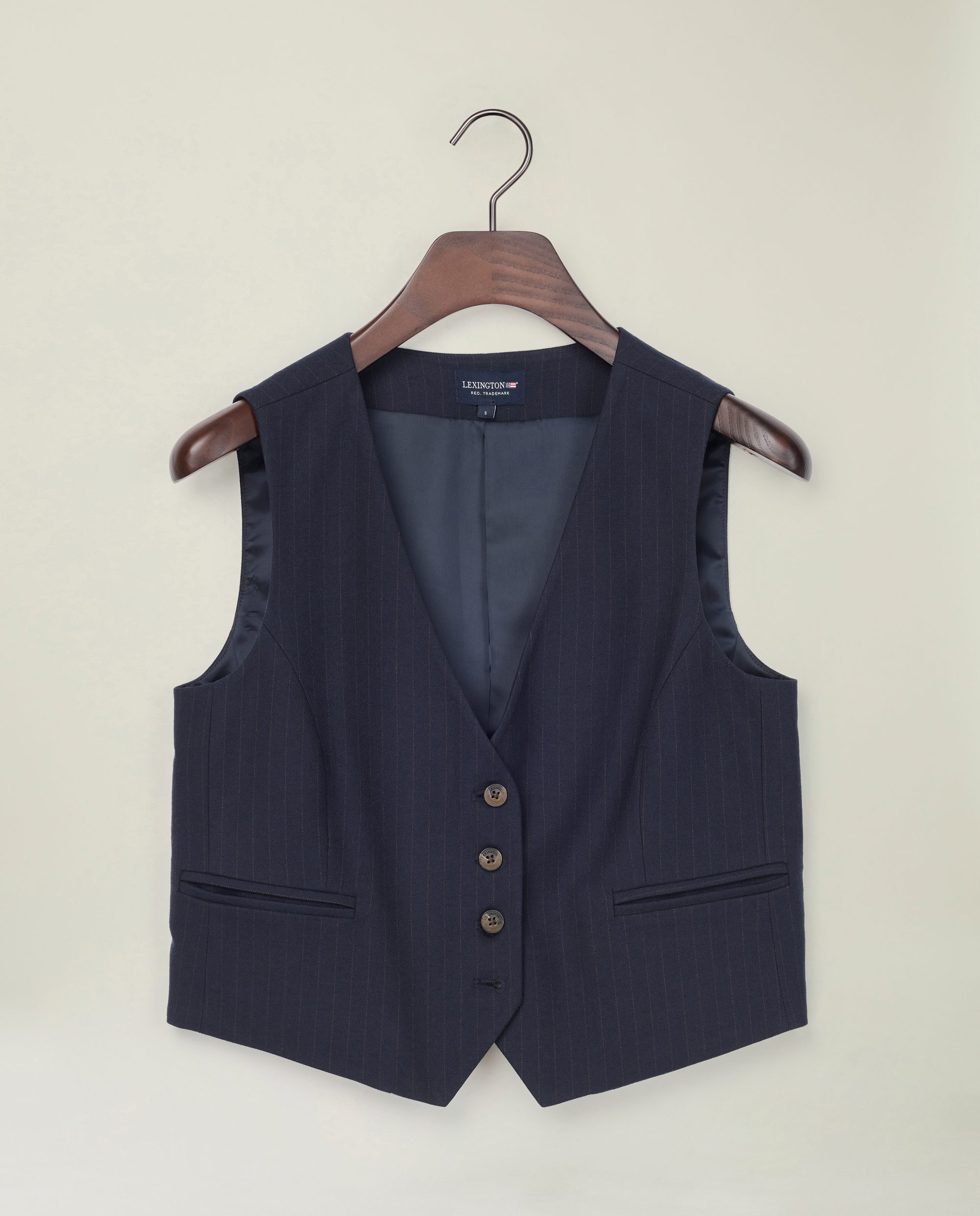 【Miripon.】 Frill tailored vest / gray Terra & Sky Women's Plus Tailored Vest, Sizes 0X-5X