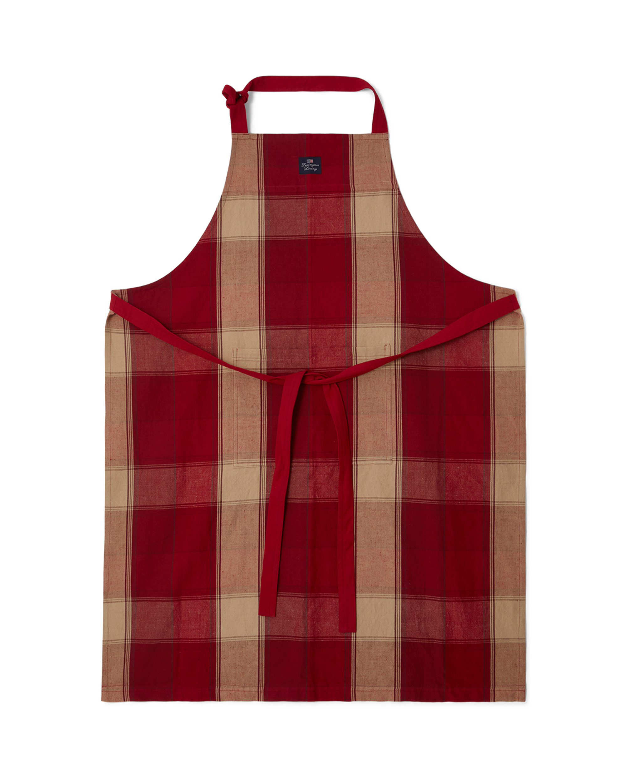 3/31まで　R&D.M.Co-TARTAN CHECK APRON　リネン 3/31まで R&D.M.Co-TARTAN CHECK APRON リネン 6038) R&D.M.Co