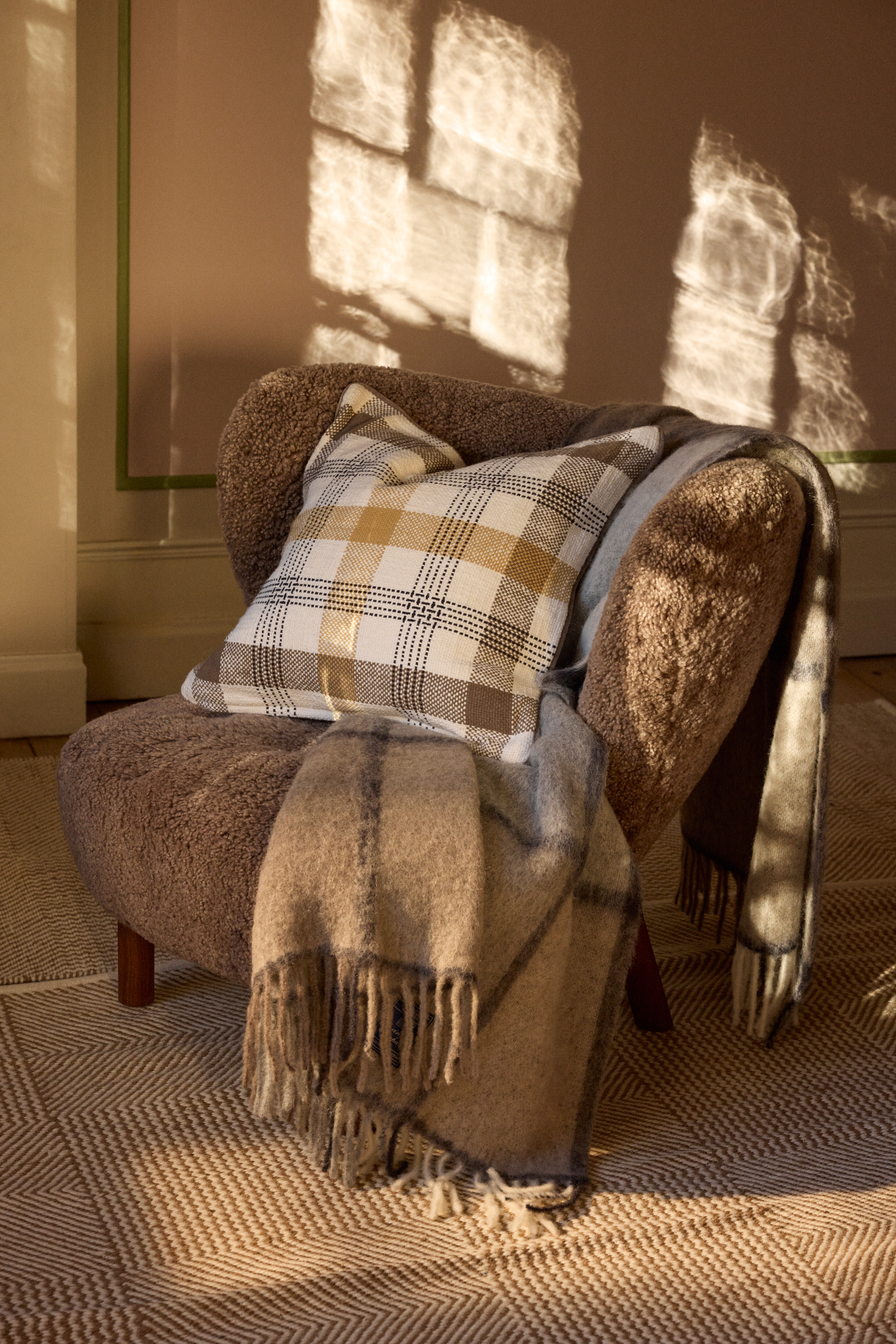 Peacock Alley All Season Cotton Blanket Favorite Reversible Cotton