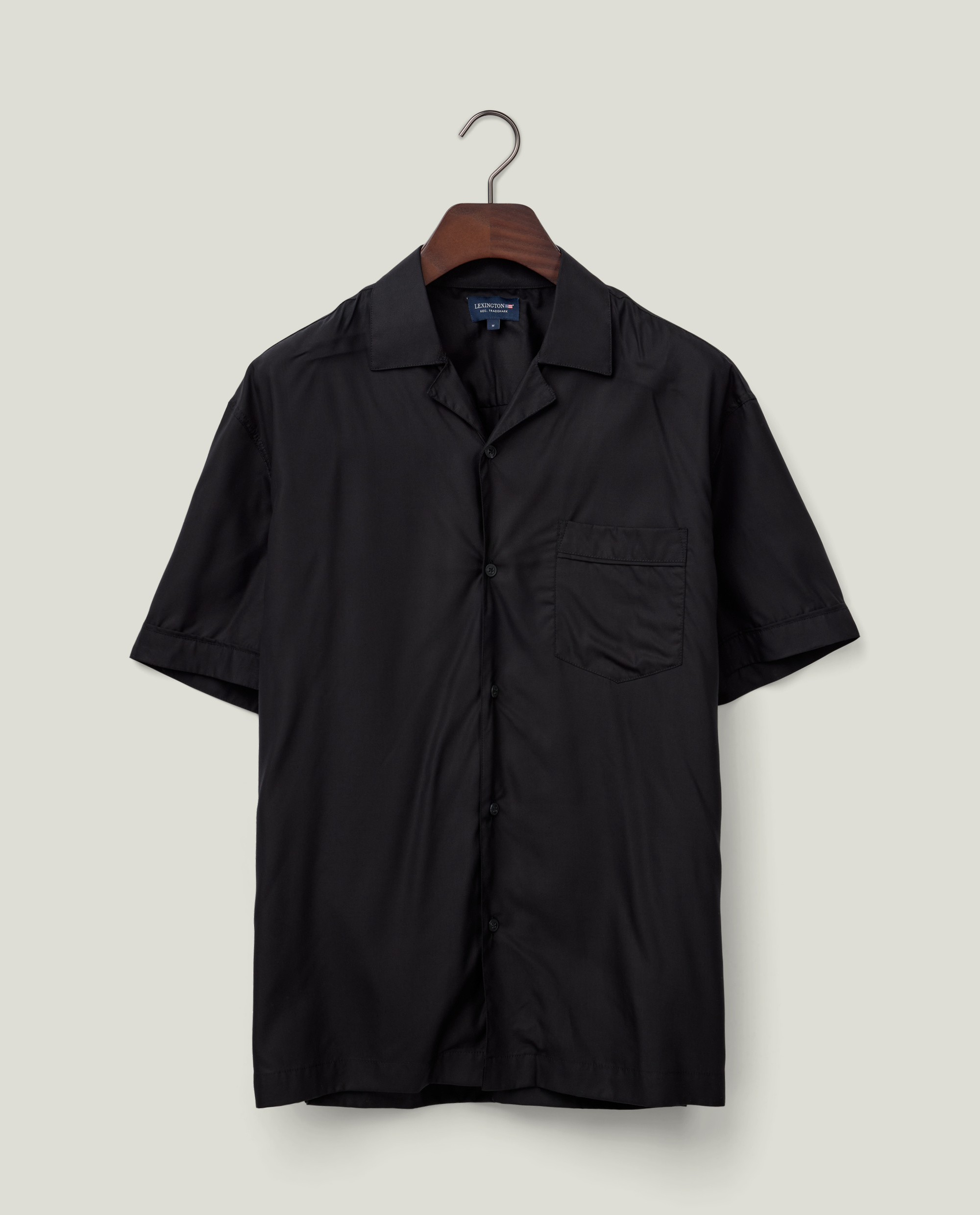NEW【COTTON×LYOCELL SOLID BLACK SHIRT】０黒 Shop Cotton Lyocell Relaxed Fit Shirt | Unison Label