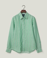 ブラウス シャツ Green Striped Drawstring Shirt レディース メンズ 19370_7b027d3a21-