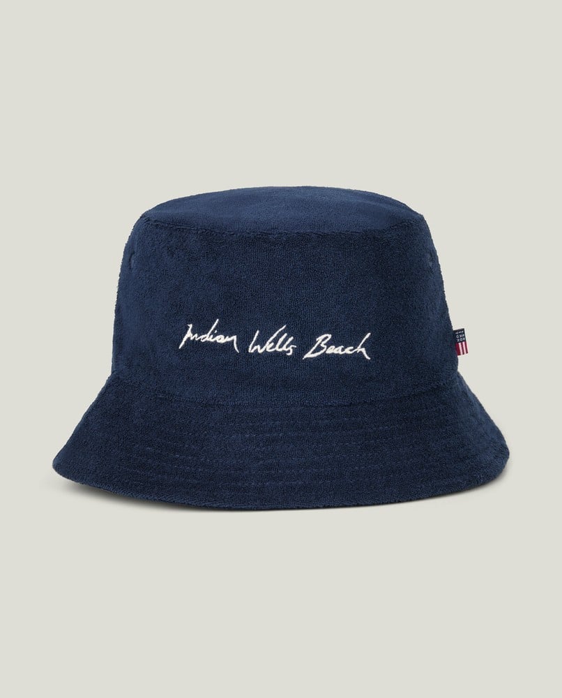 Terry bucket hat, dark blue | Lexington