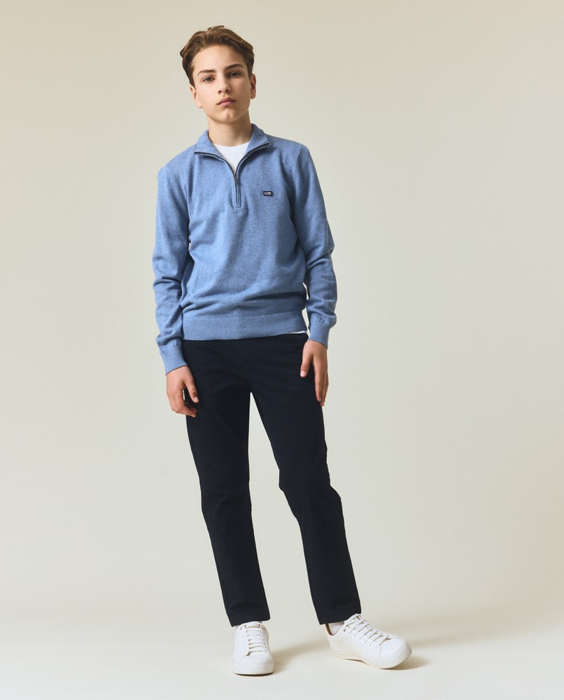 SULLEN TWIN ZIP DRIVERS KNIT SWEATER A versatile item that