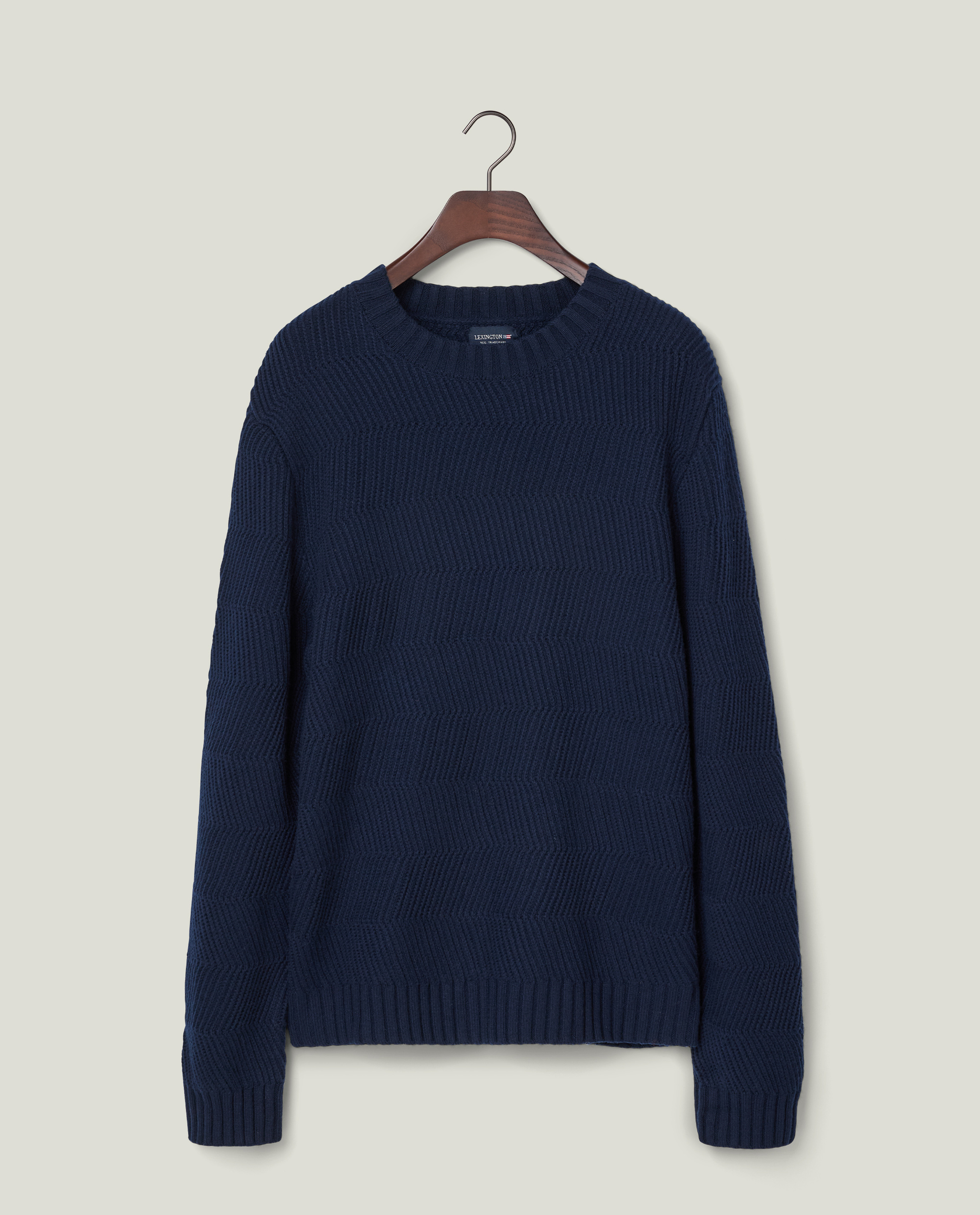 Fluffy alpaca sweater, red | Lexington