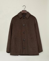 Cashmere blend jacket, dark brown | Lexington