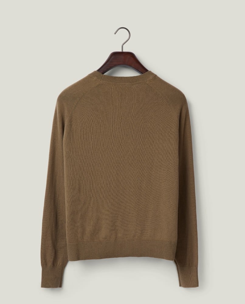 トップス 90s jil sander cashmere knit dark brown Oversized Wool Sweater in Chocolate Plum - JIL SANDER