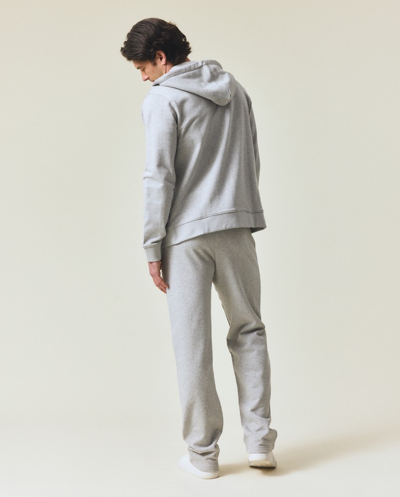 Legend zip hoodie, light grey Melange | Lexington