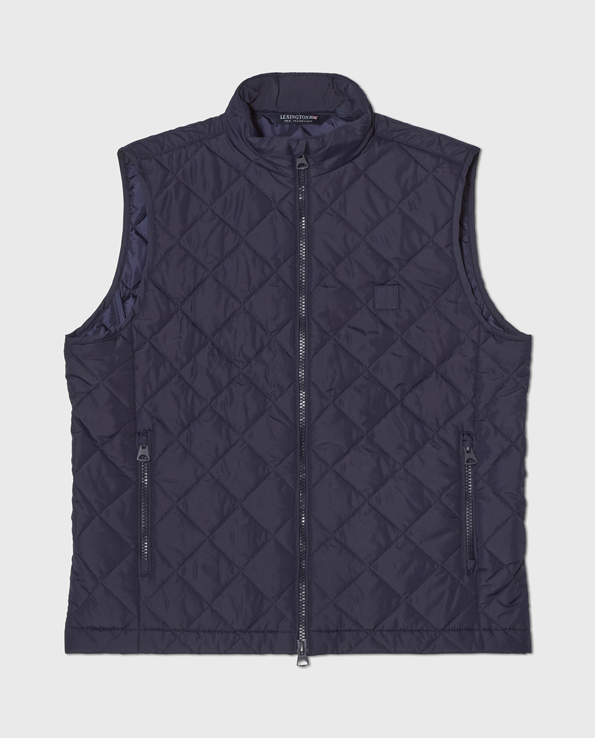 【Quilted Vest】 Night Blue Quilted Vest – Dark Blue – Men – ARKET WW