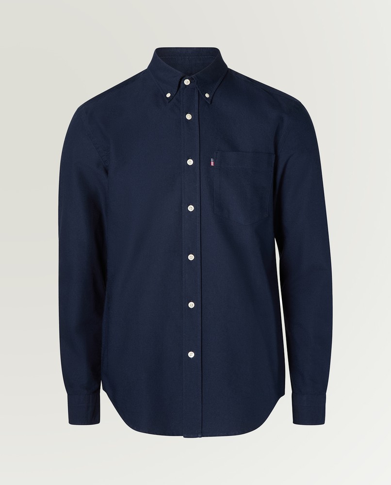 シャツジャケット SOUTIEN COLLAR LIGHT COAT BLU HEUGN Short Soutien Collar Coat “Laurence Gray” | 大阪心斎橋