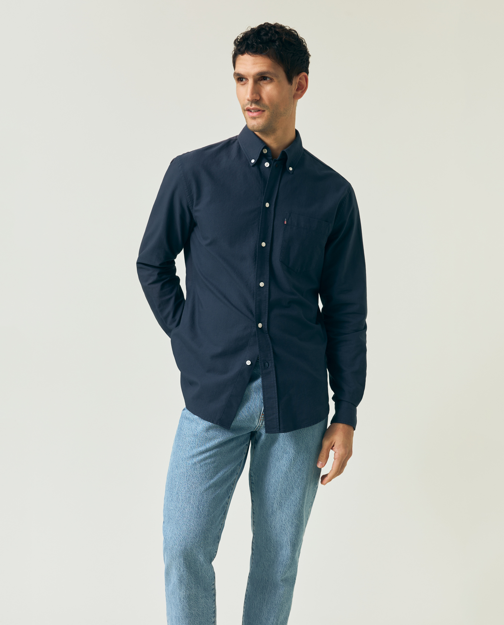 【U LAN】[U-BASIC] Canoline Oxford Shirt $_57.JPG?set_id=880000500F
