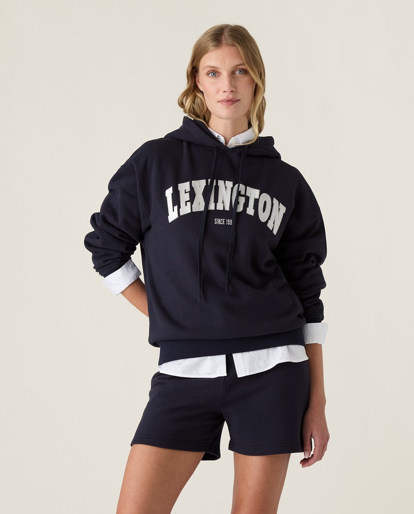 Lexington logo hoodie, navy | Lexington