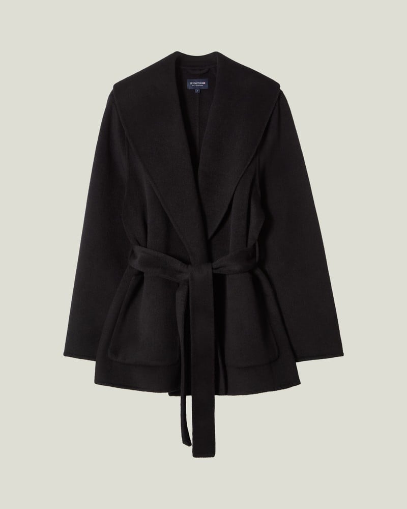 Herringbone jacket in wool blend, black/grey | Lexington Herringbone jacket in wool blend, black/grey | Lexington