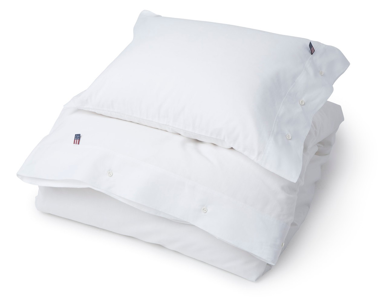 Lexington Bedding Pin Point White Flat Sheet